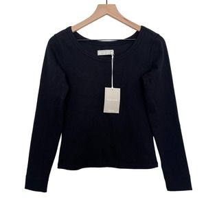 Everlane Black Long Sleeve Top